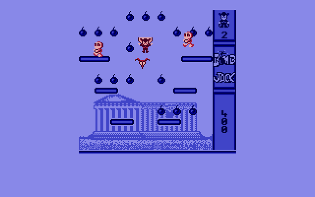 Bomb Jack atari screenshot